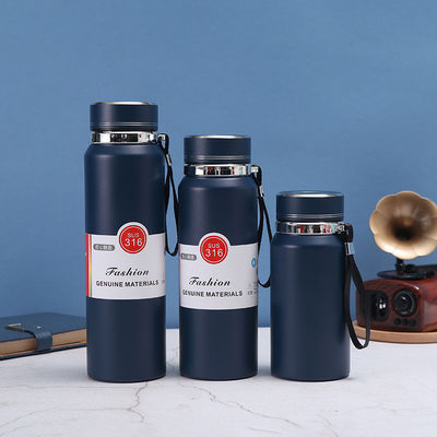Diseño Clásico Logotipo personalizado 1000 ml Flascos de termo aislados para deportes
