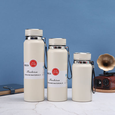 Diseño Clásico Logotipo personalizado 1000 ml Flascos de termo aislados para deportes