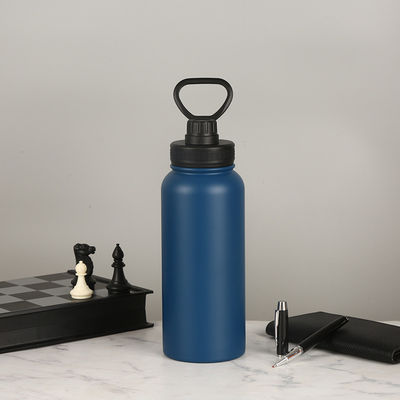 Tazas aisladas al vacío portátiles de acero inoxidable de 1000 ml de capacidad para viajes al aire libre