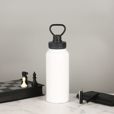 Tazas aisladas al vacío portátiles de acero inoxidable de 1000 ml de capacidad para viajes al aire libre