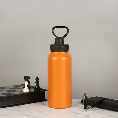 Tazas aisladas al vacío portátiles de acero inoxidable de 1000 ml de capacidad para viajes al aire libre