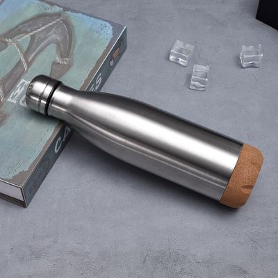 Viajes al aire libre Acero inoxidable 500 ml Botella de termo en forma de cola para deportes y fitness