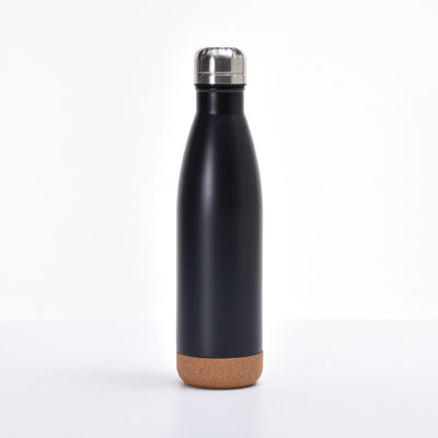 Botella de agua deportiva de acero inoxidable de diseño personalizado de 500 ml con aislamiento de doble pared
