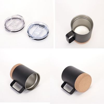 12 oz 16 oz de acero inoxidable vacío aislado Taza de viaje de café con tapa y mango