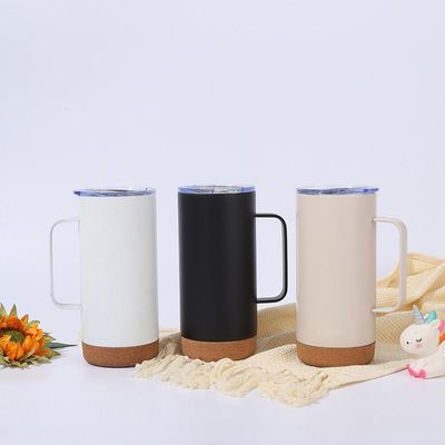 Regalos de negocios 12oz 16oz Taza de viaje de doble pared infusora de té de acero inoxidable de madera blanda taza de cerveza con tapa