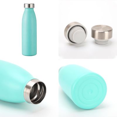 Deporte de acero inoxidable 750 ml Botellas de frasco Rendimiento de aislamiento térmico 12-24 horas