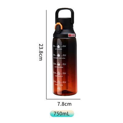 Botella de agua deportiva con mango