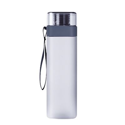Gimnasio Capacitación grande PC Taza deportiva portátil sin BPA Cuadrado en forma de botella de agua congelada de plástico
