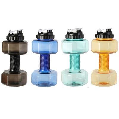 2.2L Fitness Dumbbell Cup Creativo Botella Deportiva Personalidad y Aplicable para Adultos