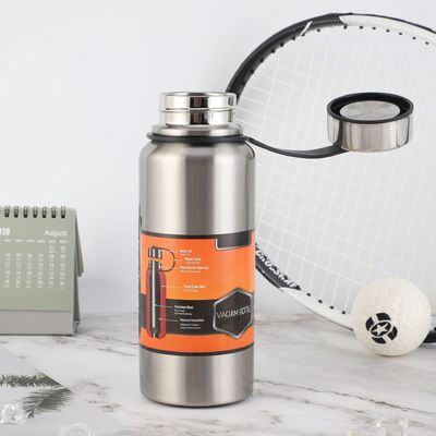 Botella de vacío portátil de alta capacidad de 1500 ml con doble pared aislada
