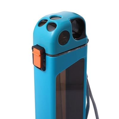 Popular Botella de agua para viajes al aire libre de forma cuadrada de 350 ml de capacidad en stock y libre de BPA