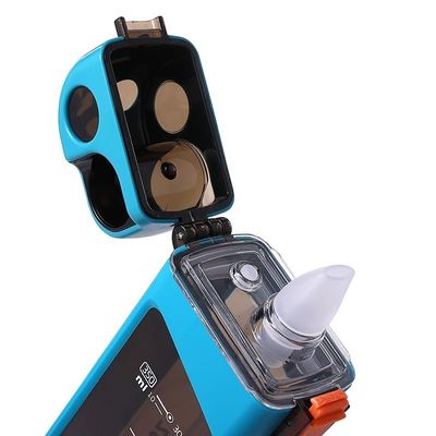 Popular Botella de agua para viajes al aire libre de forma cuadrada de 350 ml de capacidad en stock y libre de BPA