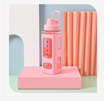 Botella de agua de Tritán simple e impermeable libre de BPA para deportes al aire libre y de gran capacidad