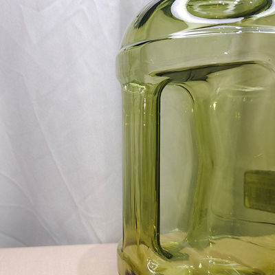 Logotipo personalizado aceptable Botella de agua de Tritán de 1.1 galones con marcador de tiempo y 249.7g