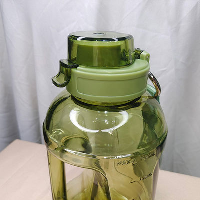 Botella de agua de Tritán de boca ancha personalizada con rendimiento de aislamiento térmico