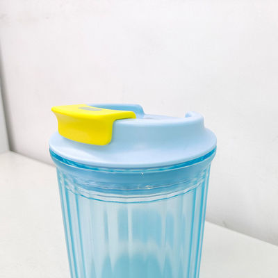 Botella portátil de agua deportiva de plástico Tritán con recubrimiento anticorrosión HTR-360-112