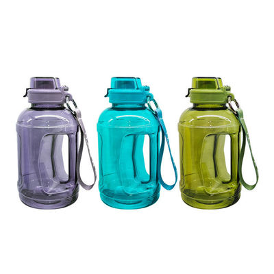 1200 ml de BPA gratis para la boca ancha Gimnasio Botella de agua de plástico motivacional para su cocina