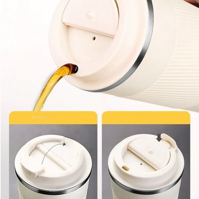 Botella térmica de acero inoxidable con tapa