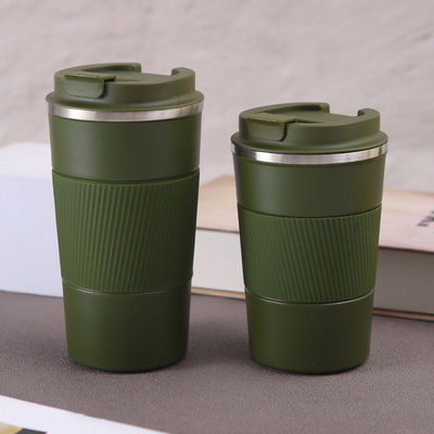 380ML 304 Flasca de vacío de termoso de acero inoxidable colorido con logotipo personalizado de viaje Taza de café botella reutilizable