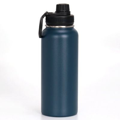 304 de acero inoxidable de gran capacidad Flasca deportiva cáliz térmico con mango y logotipo personalizado