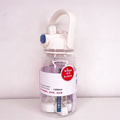 297g de plástico deportivo reutilizable motivacional de medio galón jarra de gradiente botella de agua de Tritán