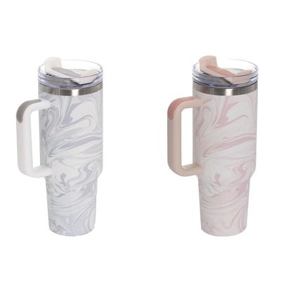 Tumbler de viaje portátil de acero inoxidable con rendimiento de aislamiento térmico