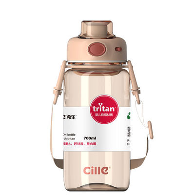 217g Botella de agua de plástico de Tritán biodegradable de colores para deportes Diseño ecológico