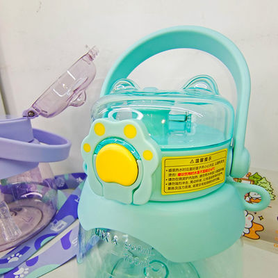 Botella de agua de triran con paja para niños de 950 ml de capacidad