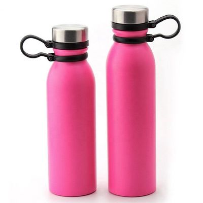 Botella térmica de logotipo personalizado de 400 ml de doble aislamiento para botellas portátiles de acero inoxidable