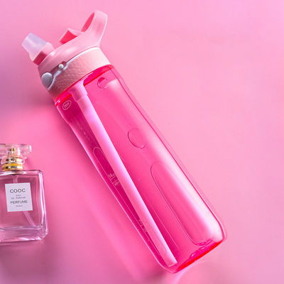 Botella de agua de silicona de 750 ml de Fitness Protein Gym Shaker con paja de Tritán