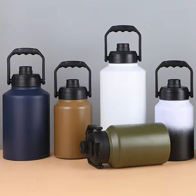 Botella térmica portátil para viajes al aire libre de 2L con gran capacidad y acero inoxidable 304