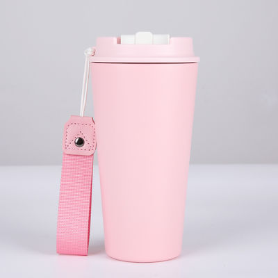 Diseño moderno 350ml/500ml Taza de café de colores Botella de agua portátil de acero inoxidable