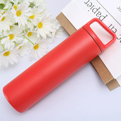 Botella de termo de acero inoxidable de 480 ml/600 ml de doble pared con logotipo personalizado