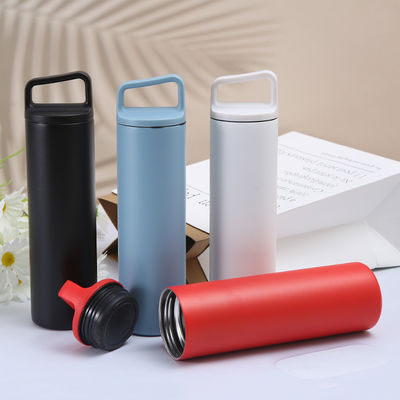 Botella de termo de acero inoxidable de 480 ml/600 ml de doble pared con logotipo personalizado