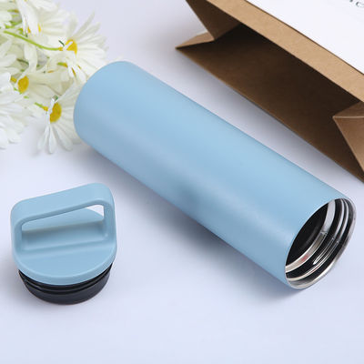 480ml/600ml Flasca térmica de acero inoxidable de doble pared Flasca térmica deportiva portátil para niños