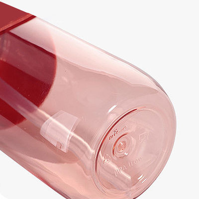 2023 Tendencia Botella de agua de plástico con doble boca y paja larga Unisex