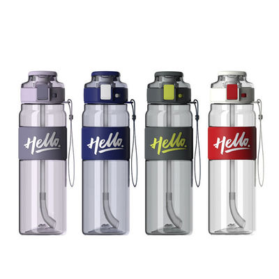 Botella de agua de plástico personalizada para jugo y agua