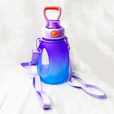 Botella de agua de sublimación para senderismo y acampada estilo americano Flip Top Incluido