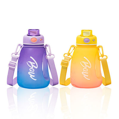 Botella de agua de sublimación para senderismo y acampada estilo americano Flip Top Incluido
