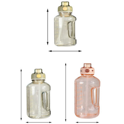 1Botella de agua de plástico personalizada de.5L estilo americano para gimnasio y llenado de autos deportivos
