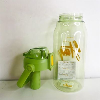 Botella de agua para infusión de frutas de viaje 1000 ml Tritán Deportivo Botella de infusión de bolsas de té de plástico