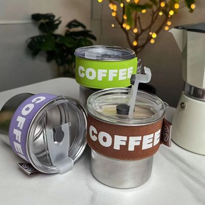 Color personalizado 400ml 304 de acero inoxidable a prueba de fugas portable de boca ancha botella mini termo