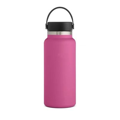 Logotipo personalizado 32 oz / 1L estilo de diseño minimalista botella de agua de acero inoxidable para portátil