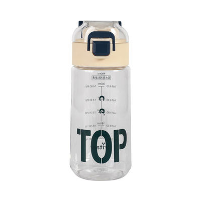 Impresión personalizada Botellas de agua de plástico de Tritán multifuncionales para actividades al aire libre en el campamento