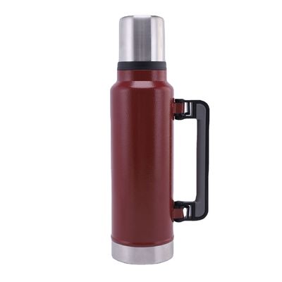 Logotipo personalizado 1900ml caldera de acero inoxidable ideal para senderismo acampar y ejercicio al aire libre