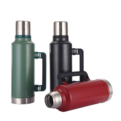 Logotipo personalizado 1900ml caldera de acero inoxidable ideal para senderismo acampar y ejercicio al aire libre