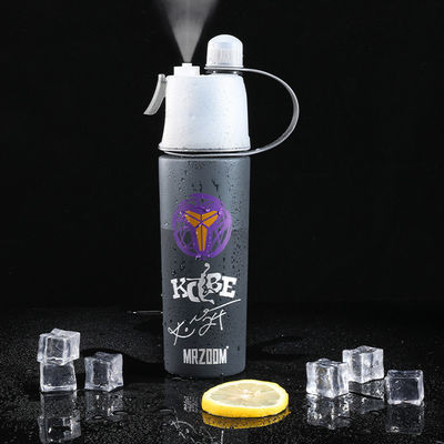 Unisex Viajes al aire libre Fresco Ciclismo Doble Pared 600ml Taza de plástico Botella aislada