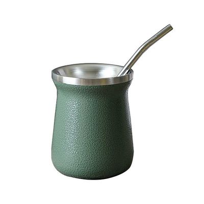 Botella de acero inoxidable de 12 oz aislada colorida a prueba de fugas Taza de café de oficina de viaje