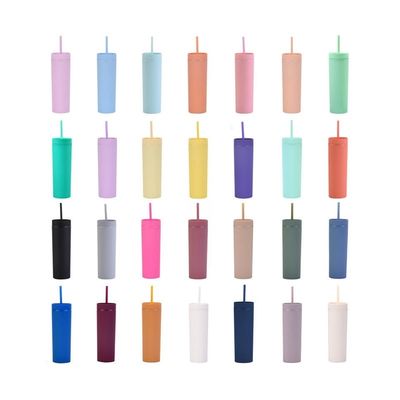Múltiples estilos de diseño botellas de agua de plástico de grado alimenticio de 16 oz para tumbler