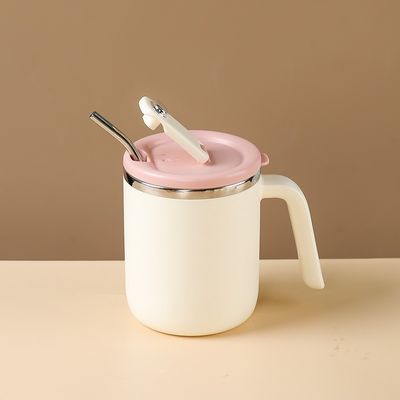 500 ml de taza de café de acero inoxidable boca ancha a prueba de fugas aislada sostenible para acampar